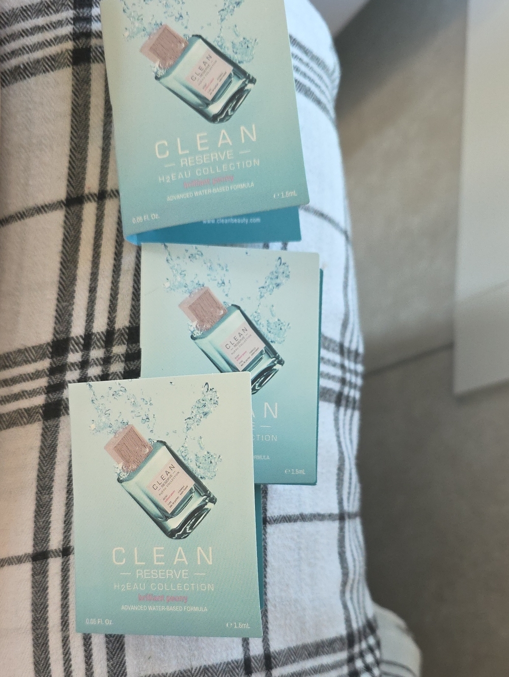 H2EAU Collection Women’s Fragrance  Samples 3 Pk. Brilliant Peony